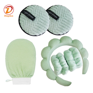 Nouveau Kit de <span class=keywords><strong>Démaquillant</strong></span> Réutilisable 2026 à Succès avec Bandeau en <span class=keywords><strong>Microfibre</strong></span> Douce et Accessoires Cosmétiques Personnalisables avec LOGO - Product Image 2