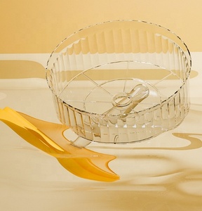 Roue silencieuse pour hamster, roue d'exercice silencieuse pour petits animaux, avec support réglable en hauteur pour <span class=keywords><strong>hamsters</strong></span> syriens nains - Product Image 4