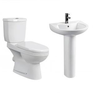 Bathroom Toilette Wash Down P <strong>Trap</strong> Wc Complet Commode <strong>Toilet</strong> Ceramic Sanitary Ware Water Closet <strong>Toilet</strong> Bowl Two Piece <strong>Toilet</strong> - Product Image 3