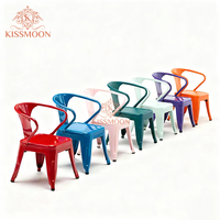 Chaise empilable en acier inoxydable durable pour enfants, design moderne, idéale pour événements, hôtels, restaurants, bars, clubs, intérieur - Vente en gros