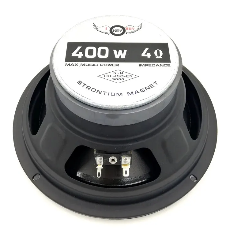 Haut-parleur de voiture de 8 pouces, haut-parleur de porte automatique, haut-parleur de voiture puissant de 400W, 4ohm, 30mm, bobine vocale, cône de bord en caoutchouc