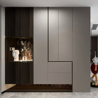 Meubles à chaussures modernes en bois avec étagères, design durable et facile à assembler, pour salon et entrée.