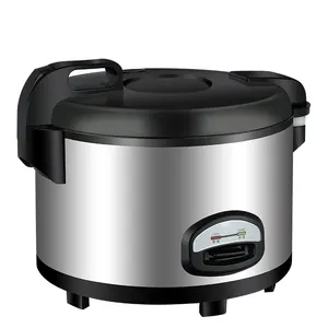 Électronique de cuisine de haute qualité 13L 1900W corps extérieur en acier inoxydable grande taille cuiseur à riz commercial pour Restaurant