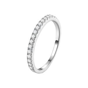 Anéis de Casal Aimgal com Moissanite Certificada NGTC: 2mm/3mm, Prata 925 Banhada a Ouro <span class=keywords><strong>18K</strong></span>, Joias Finas com Design Exclusivo e Chamativo - Product Image 5