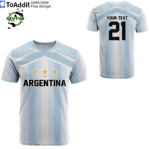 <strong>Argentina</strong> <strong>Away</strong> Men's 2026 World Football T-shirts Quick-dry Breathable Jersey OEM Service Minimum Order 1 Piece Fast Shipping - Product Image 4