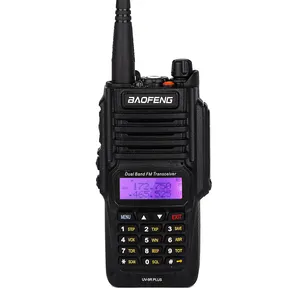 Baofeng-walkie-talkie de largo alcance recargable, Radio portátil de dos vías, Amateur, UV-9R PLUS