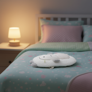Bouillotte Hugo Frosch en peluche d'agneau, douce et confortable, pour enfants et adultes - Product Image 3