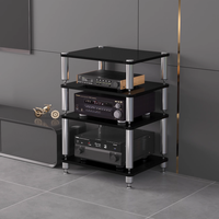 DK-02 HIFI güç amplifikatörü kabine ses kabine AV ekipmanları raf TV kabine sütunlar mevcut siyah ve beyaz ve gümüş