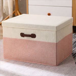 Washable <b>Storage</b> Box Organizer Containers <b>Baskets</b> Cube with Cover <b>for</b> Bedroom Closet Office Nursery - Product Image 5