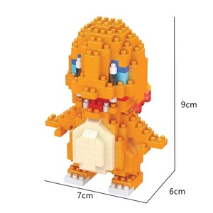 44 styles en promotion : Ensemble de blocs de construction éducatifs DIY Nano Poke Squirtle Charmander en plastique ABS, blocs d'action pour les 14 ans et plus - Product Image 5