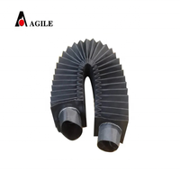 Usine directe bas prix tissu pliant anti-poussière Nylon cuir orgue pliant couvercle de soufflet pour Machine CNC