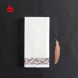 En gros Haute Qualité Vergé Hôtel Serviettes en Papier De Soie Avec Logo Personnalisé - Product Image 4