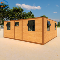 Maison préfabriquée modulaire moderne WinFair China, conteneur préfabriqué avec 2 chambres et salle de bain pour habitation / Casa Container