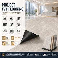 Suelo Vinílico de PVC Adhesivo con Efecto Madera 3D, Mármol, Terrazo, Versalles, para Interiores, Resistente, Blanco, para Cafeterías, Hospitales, Escuelas