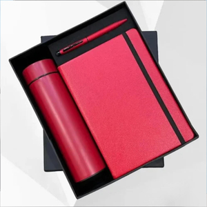 2024 productos más vendidos negro logotipo personalizado <span class=keywords><strong>de</strong></span> lujo taza <span class=keywords><strong>de</strong></span> vacío cuaderno con bolígrafo 3 piezas Día del maestro padrino regalo <span class=keywords><strong>de</strong></span> negocios - Product Image 4