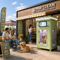 Machine de lavage automatique pour animaux de compagnie, antidérapante et résistante aux chocs, pour centre de lavage automobile