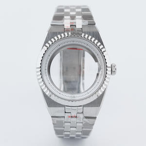Nh35 Herenhorloge 40MM Klassieke Stijl RVS Mechanisch Horloge Wijzerplaat Kast met Universele Bandset - Product Image 1