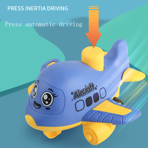 Jouets pour enfants, voiture à inertie en forme d'avion de <span class=keywords><strong>dessin</strong></span> <span class=keywords><strong>animé</strong></span>, vaisseau spatial, jouet éducatif pour bébé, cadeau, jouet à inertie à tirer en arrière, sortie d'usine - Product Image 5