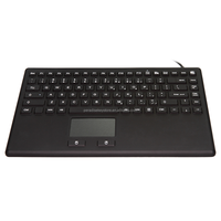 Clavier à pavé tactile filaire Désinfectable en caoutchouc et silicone Clavier médical industriel avec pavé tactile pour ordinateur portable Clavier filaire