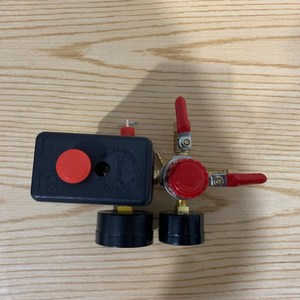 ตัวควบคุมเครื่องอัดอากาศยี่ห้อ Ylbeng พร้อมเกจวัดแรงดันและวาล์ว 0.8Mpa อะไหล่ระบบนิวเมติก - Product Image 2