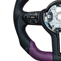 Volant de voiture BMW en cuir violet pour BMW M3 M4 M5 M6 F30 F10 F60 F80 F20 F22 F31 F32 E46 E71 E90 E92 E91 E92 E60 X1 X3 X5