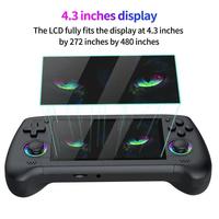 Nouvelle console de jeu portable rétro M30 avec écran IPS de 4,3 pouces, émulateur rétro 30, compatible avec PSP
