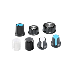 Potentiomètre/Encodeur rotatif, interrupteur, bouton de réglage du <span class=keywords><strong>volume</strong></span> en plastique/alliage d'aluminium/caoutchouc/bois, 15 * 16.5 - Product Image 1