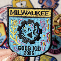 2025 vastes cadeaux tissu personnalisé brodé Patch Badges coudre sur des patchs de broderie vêtements tissé Patch