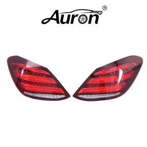 AURON para Serie C W205: Luz de arranque con efecto de respiración, luz de circulación diurna Maibach, intermitente con efecto de agua, luz trasera con patrón de diamante, kit de actualización. - Product Image 1