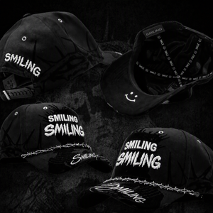 Cappello da Baseball Snapback Personalizzato con Ricamo 'Rude Awakening Jesus Saves Sadboys', Unisex, Nero, con Visiera Curva - Product Image 1