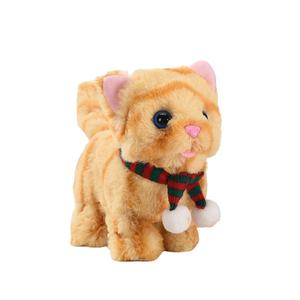 Bu bir simülasyon elektrikli peluş oyuncak köpek havlayabilir, yürüyebilir, kuyruğunu sallayabilir ve başını sallayabilir. Bu sevimli bir elektronik evcil hayvan oyuncak - Product Image 3