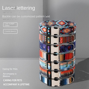 Collar de Perro de Poliéster Antipérdida con Estampado de Transferencia de Calor para Perros Pequeños, Estilo Teddy Golden <span class=keywords><strong>Retriever</strong></span>, Suministros de Cuerda de Tracción - Product Image 2