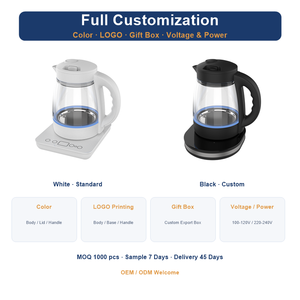 1.0 L Smart 1350 W <strong>Double</strong> Layer Cordless Electric Kettle with Temperature <strong>Control</strong> and Anti-overflow Lid for Household Use - Product Image 4