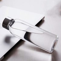 Lave-vaisselle 350ML, 500ML, 700ML, 750ML, 1000ML, meilleure bouteille d'eau en verre Borosilicate sans BPA avec manchon et couvercle