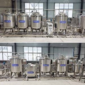 Yogur lácteo Leche de coco Fabricación griega Mini planta Pequeño equipo de proceso de ordeño Máquina Línea de producción - Product Image 2