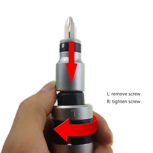 Juego de 13 Uds. Extractor de tornillos dañados oxidados, destornillador de martillo con adaptador de enchufe hexagonal de puntas S2 - Product Image 5