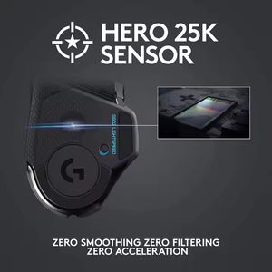Original al por mayor de buena calidad <span class=keywords><strong>Logitech</strong></span> <span class=keywords><strong>G502</strong></span> <span class=keywords><strong>Lightspeed</strong></span> 25K Sensor de programación inalámbrica ratón de juego personalizado - Product Image 5