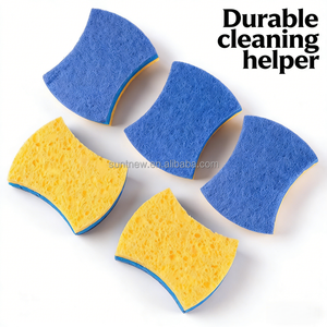 Aanpasbare afwasspons, schuurspons, bedrukte gecomprimeerde cellulose spons - Product Image 3