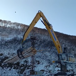 Forestry <b>Machinery</b> Material Handling Equipment 50ton 60 Ton 70ton 85 ton <b>Grab</b> Excavator For sawmill Rotating Grapple - Product Image 1
