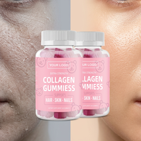 Gummies de Biotine Personnalisables avec Logo, 5000mcg, au Collagène pour la Croissance des Cheveux et l'Éclat de la Peau, Vitamines Beauté Extra Fortes