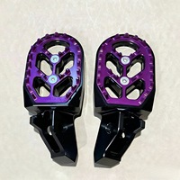 Nouvelles repose-pieds élargies en alliage d'aluminium Ultra Bee pour moto électrique Surron, modification et remplacement de pédale pour le marché secondaire