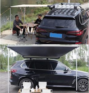 Auvent latéral pliable en PVC pour voiture <span class=keywords><strong>de</strong></span> camping, imperméable, avec lumières LED, en gros, en stock - Product Image 2
