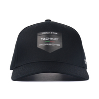 Gorras para Hombre de 5 Paneles, Gorra Deportiva Negra, Gorra de Béisbol Estilo Urbano con Letras de Moda Bordadas, Logotipo con Letras Bordadas