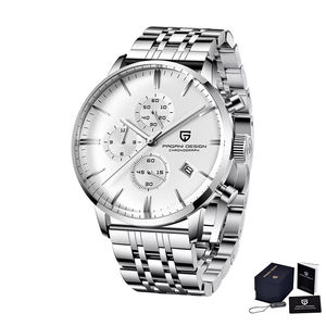 Reloj Cronógrafo para Hombre Pagani Design PD-2720K, Movimiento Japonés VK67, Resistente al Agua, Multifuncional, Deportivo y Ejecutivo, Reloj de Cuarzo - Product Image 5