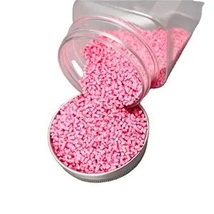Masterbatch de color rosa efecto perla personalizado para plástico