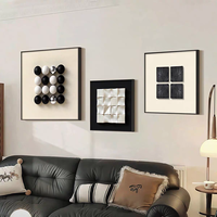 Decoración de Habitaciones en 3D, Tríptico Moderno y Elegante, Superficie Impermeable, Impresión Translúcida de Alta Definición, Pintura de Porcelana de Cristal
