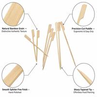 Brochettes de barbecue jetables en bambou personnalisées, différentes tailles, brochettes en bambou pour les fêtes
