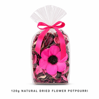 Sachet parfumé aux fleurs séchées de rose, désodorisant d'ambiance longue durée, pot-pourri décoratif en fleurs séchées