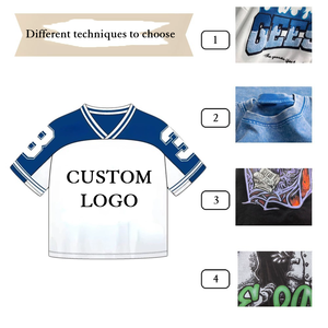 Camiseta Deportiva Personalizada para Fanáticos del Fútbol Americano, 100% Poliéster Transpirable, Manga Corta, Diseño de Impresión Digital por Sublimación - Product Image 6