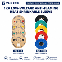 Tubo Termocontraíble Aislante de Colores de 6mm 1KV, Funda Protectora para Cables Eléctricos de Bajo Voltaje, Contracción 2:1